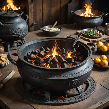 Основные блюда: искусство приготовления плова из свинины в казане на плите